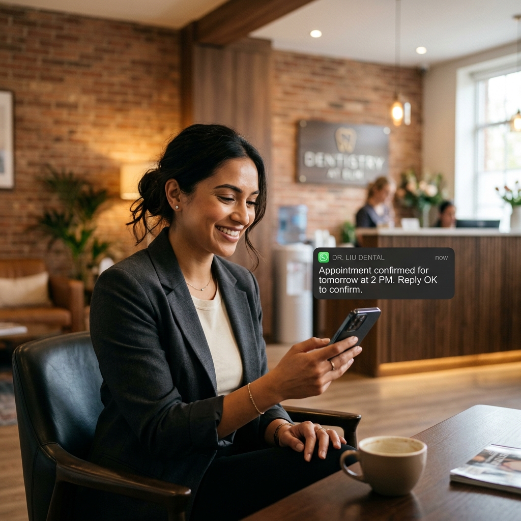 Cero no-shows en clínica dental